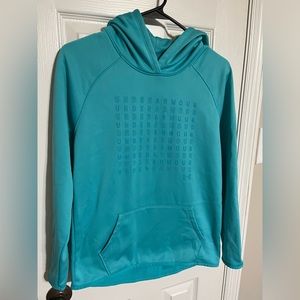 Under Armour teal hoodie, YXL